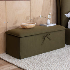 Pillowrest Blanket Box in Olive