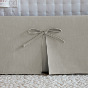 Seraphine Pillow Back Ottoman Bed in Linen