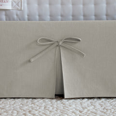 Seraphine Pillow Back King Ottoman Bed in Linen