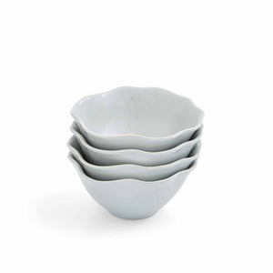 Grey Floret All Purpose Bowl - Set of Four