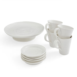 White Porcelain Afternoon Tea Set