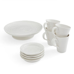 White Porcelain Afternoon Tea Set