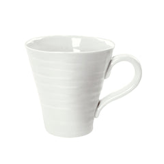 White Porcelain Classic Mugs - Set of Four