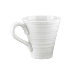 White Porcelain Classic Mugs - Set of Four