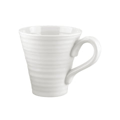 White Porcelain Classic Mugs - Set of Four