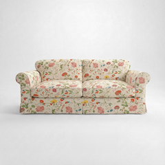 Barton Large Sofa with Big Back Cushions in Wildwood Ivory - Made To Order