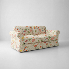 Barton 2-Seater Sofa with Big Back Cushions in Wildwood Ivory - Made to Order