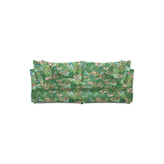 Coco 2.5 seater sofa bed with Knife Edge cushion in Belleville Juniper - Made to Order