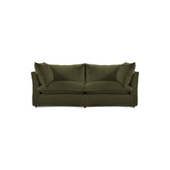 Coco 2.5 Seater Sofa Bed in Khaki Linen - Made to Order