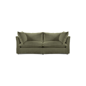 Coco 2.5 Seater Sofa Bed in Sage Linen - Made to Order