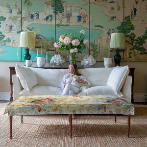 Coco Large Coffee Table in Berrington Stripe by Colefax and Fowler - Made to Order