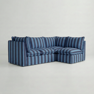 Coco L-Shaped Sofa in Customer's Own Material - Made to Order