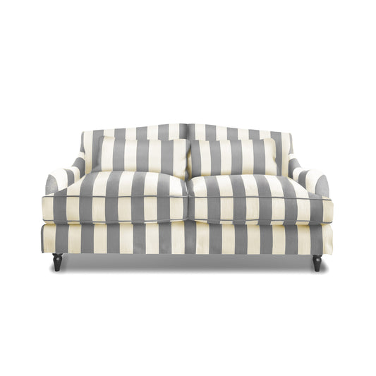 Felix 2.5 seater sofa in Garden Grey Stripes