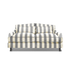 Felix 2.5 seater sofa in Garden Grey Stripes