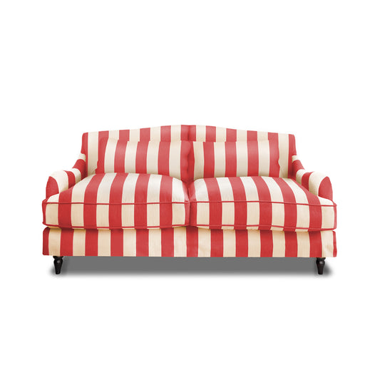 Felix 2.5 seater sofa in Petunia Stripes
