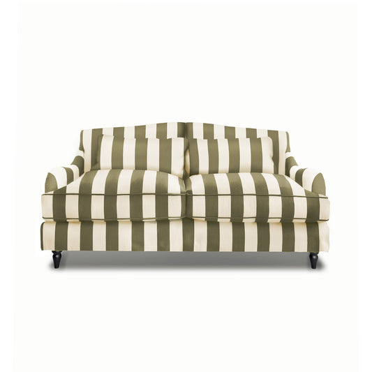 Felix 2.5 seater sofa in Spring Green Stripes
