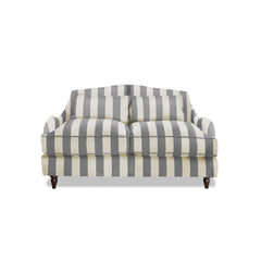 Felix 2 seater sofa in Garden Grey Stripes