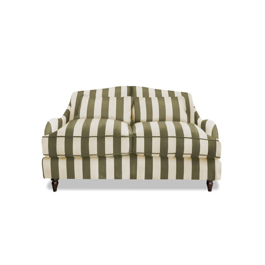 Felix 2 seater sofa in Spring Green Stripes