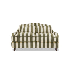 Felix 2 seater sofa in Spring Green Stripes