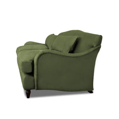 Isobel 3 seater sofa in Cotton Linen Evergreen