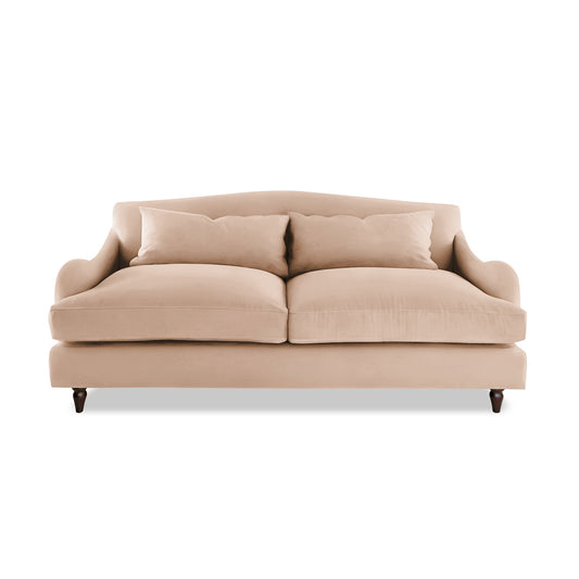 Isobel 3 seater sofa in Cotton Linen Rosedale