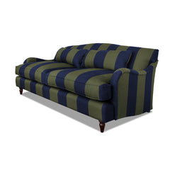 Isobel 3 seater sofa in Woodland Stripe - Made to Order