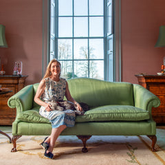 Henrietta Sofa in Customer's Own Material - Made to Order