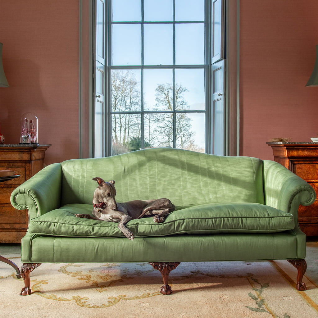 Henrietta sofa styled in a room