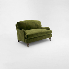 Isobel Loveseat with Big Back Cushion in Pelham Moss Velvet