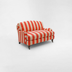Isobel Loveseat in Petunia Stripe