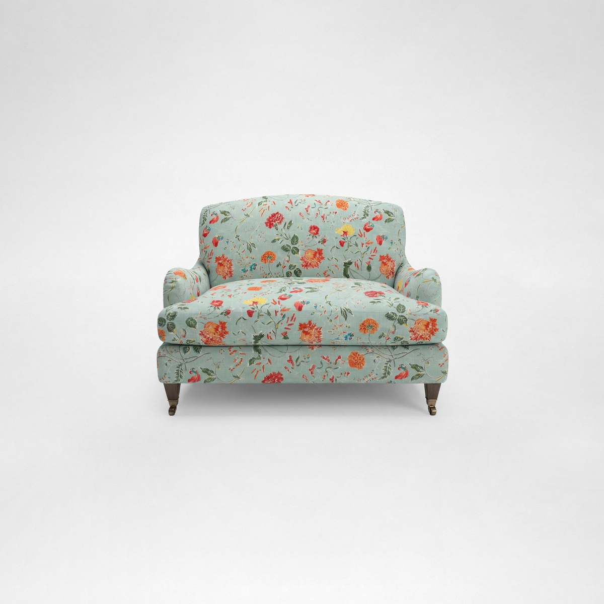 Isobel Loveseat with Big Back Cushion in Wildwood Duck Egg