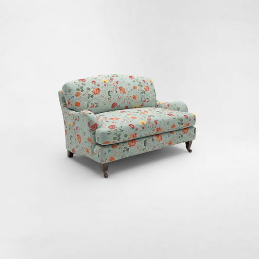 Isobel Loveseat with Big Back Cushion in Wildwood Duck Egg
