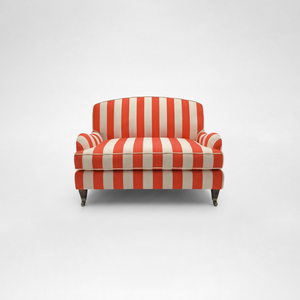 Isobel Loveseat in Petunia Stripe