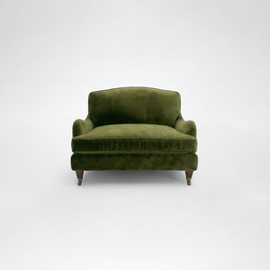 Isobel Loveseat with Big Back Cushion in Pelham Moss Velvet