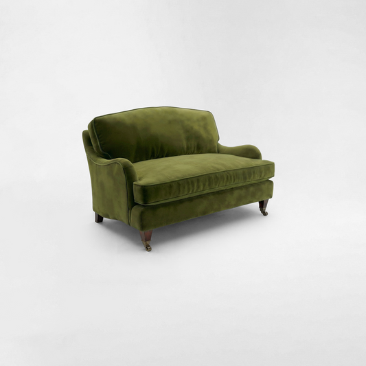Isobel Loveseat with Big Back Cushion in Pelham Moss Velvet