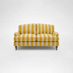 Isobel 2 seater sofa with Big Back Cushion in Dandelion Stripe