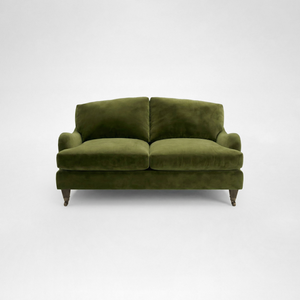 Isobel 2 seater sofa with Big Back Cushion in Pelham Moss Velvet
