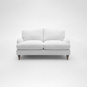 Isobel 2 seater sofa with Big Back Cushion in Cotton Linen Snow Drop