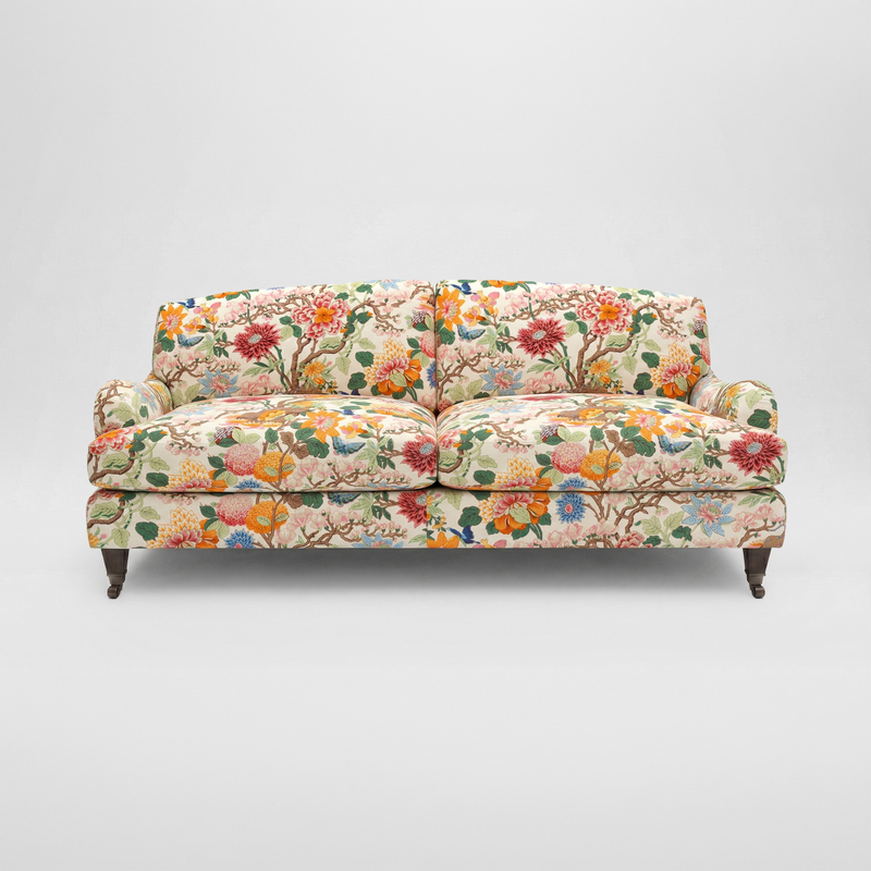 Isobel 3 seater sofa in Magnolia Cream Blue