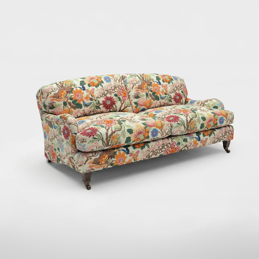 Isobel 3 seater sofa in Magnolia Cream Blue