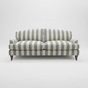 Isobel 3 seater sofa in Garden Grey Stripes