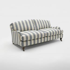 Isobel 3 seater sofa in Garden Grey Stripes