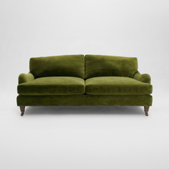 Isobel 3 seater sofa in Pelham Moss Velvet