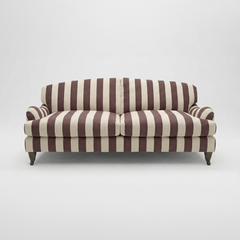 Isobel 3 seater sofa in Chocolate Stripes