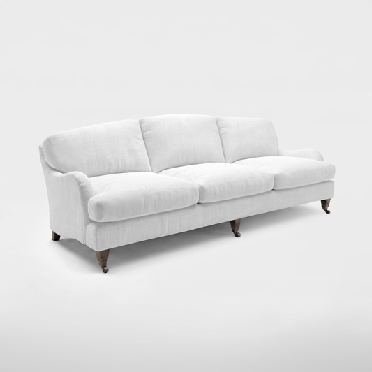 Isobel 4 seater sofa in Cotton Linen Snowdrop