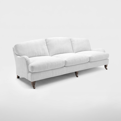 Isobel 4 seater sofa in Cotton Linen Snowdrop