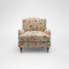 Isobel Armchair with Big Back Cushion in Wildwood Ivory
