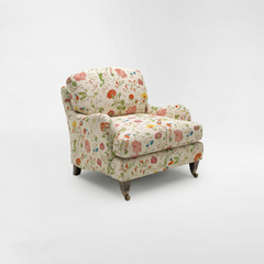 Isobel Armchair with Big Back Cushion in Wildwood Ivory