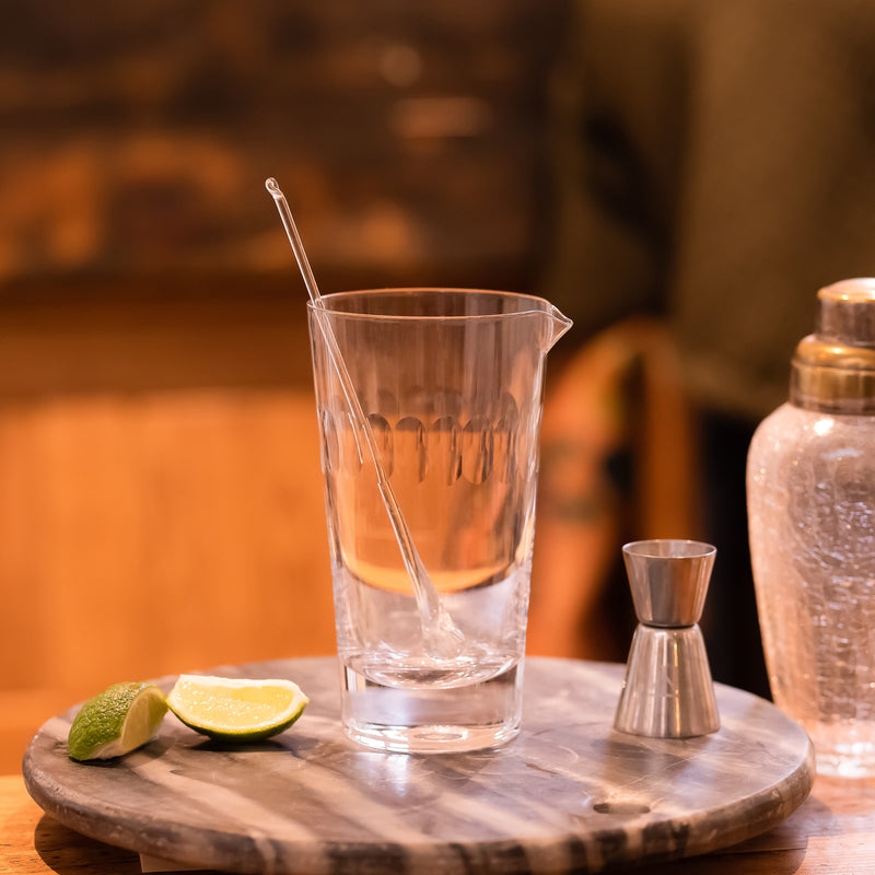 A Mixing Glass with Lens Design by Vintage List