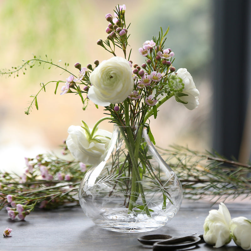 Vase with Fern Design by Vintage List